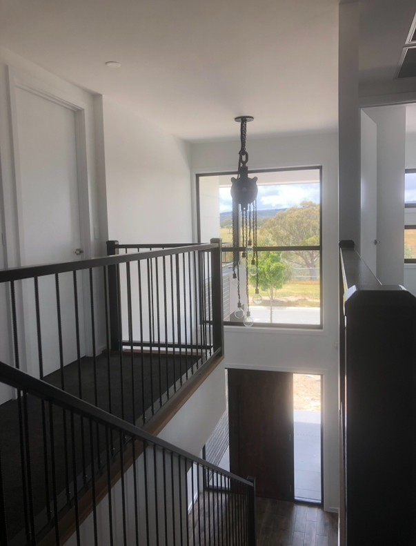 Architectural details of Googong two-storey custom home