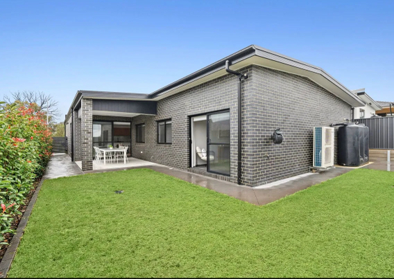 Rear view of completed South Jerra Tralee home by Entice Homes